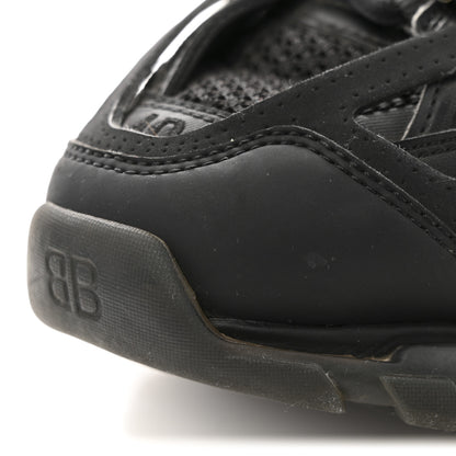 Balenciaga Rubber Mesh Fabric Clear Sole Womens Track Sneakers 40 Black 8 of 11