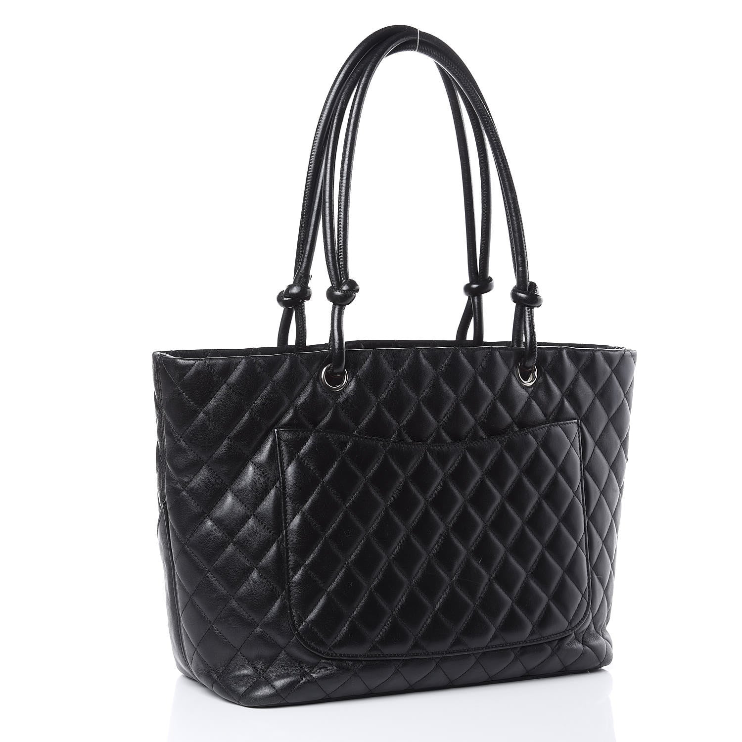 Chanel Calfskin Quilted Large Cambon Tote Black 3 of 18