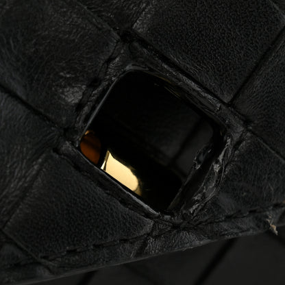 Bottega Veneta Nappa Intrecciato Long Andiamo Top Handle Clutch Black 12 of 12
