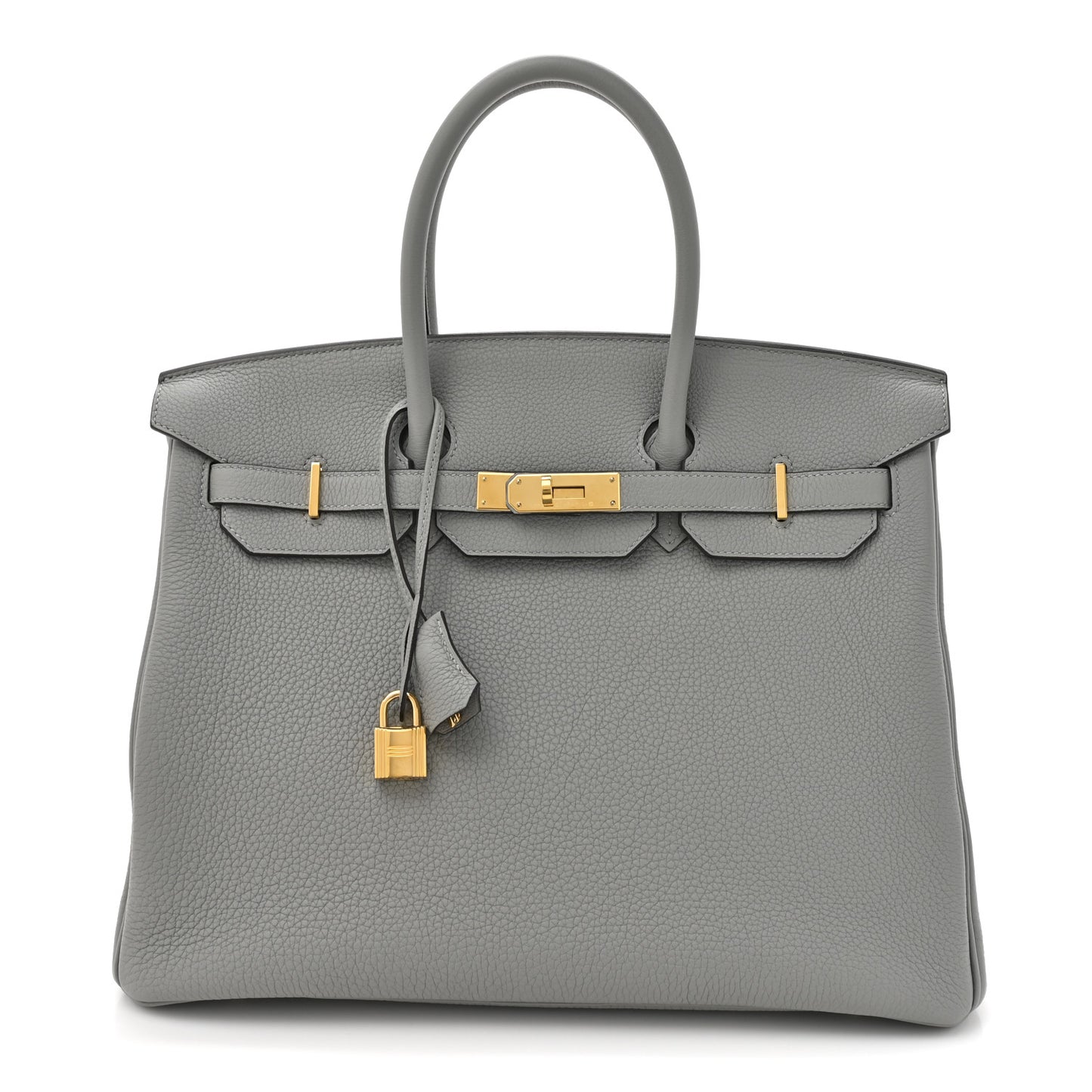 Togo Birkin 35 Gris Mouette