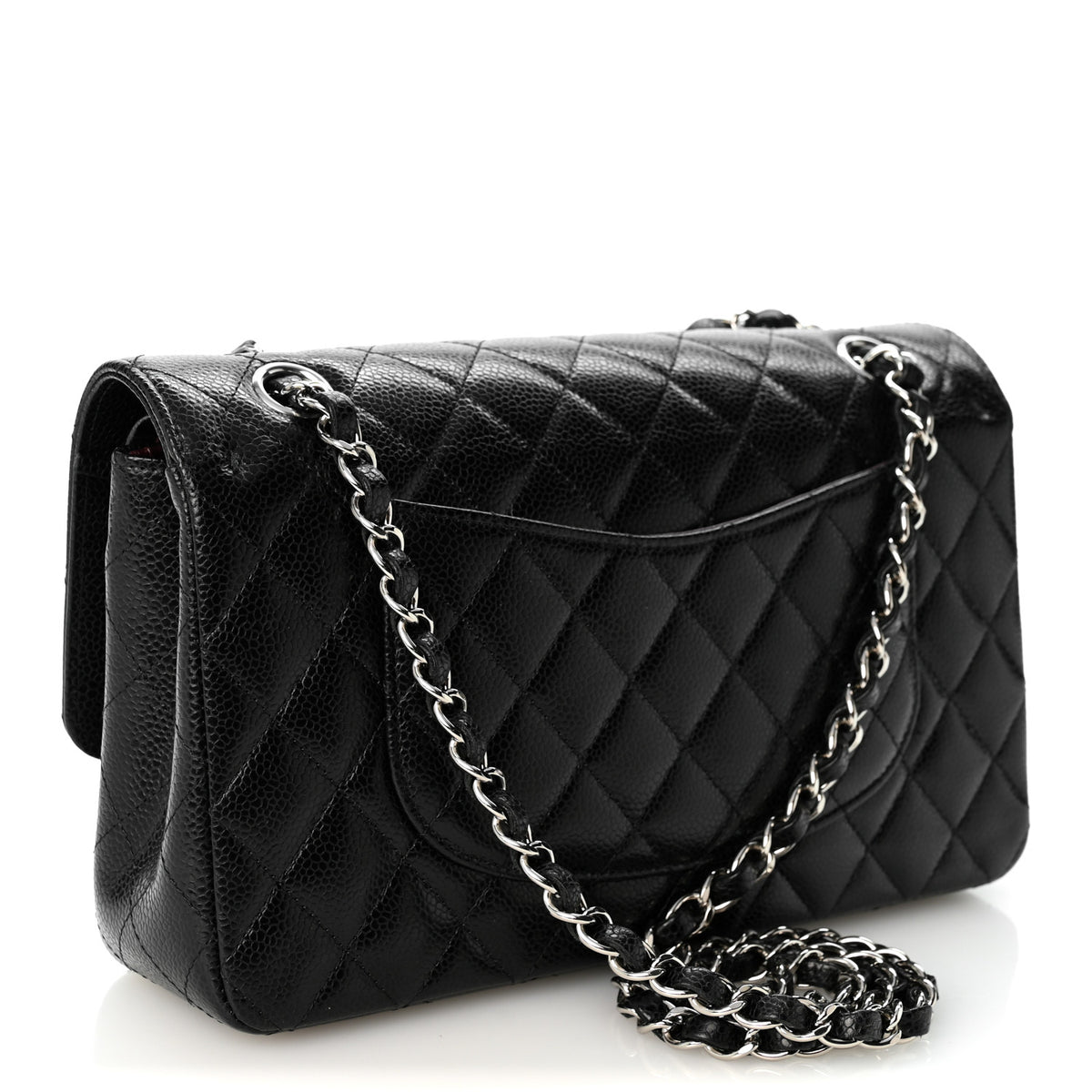 Chanel Caviar Quilted Medium Double Flap Black 5 of 19