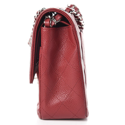 Chanel Caviar Quilted Medium Double Flap Red 13 of 19