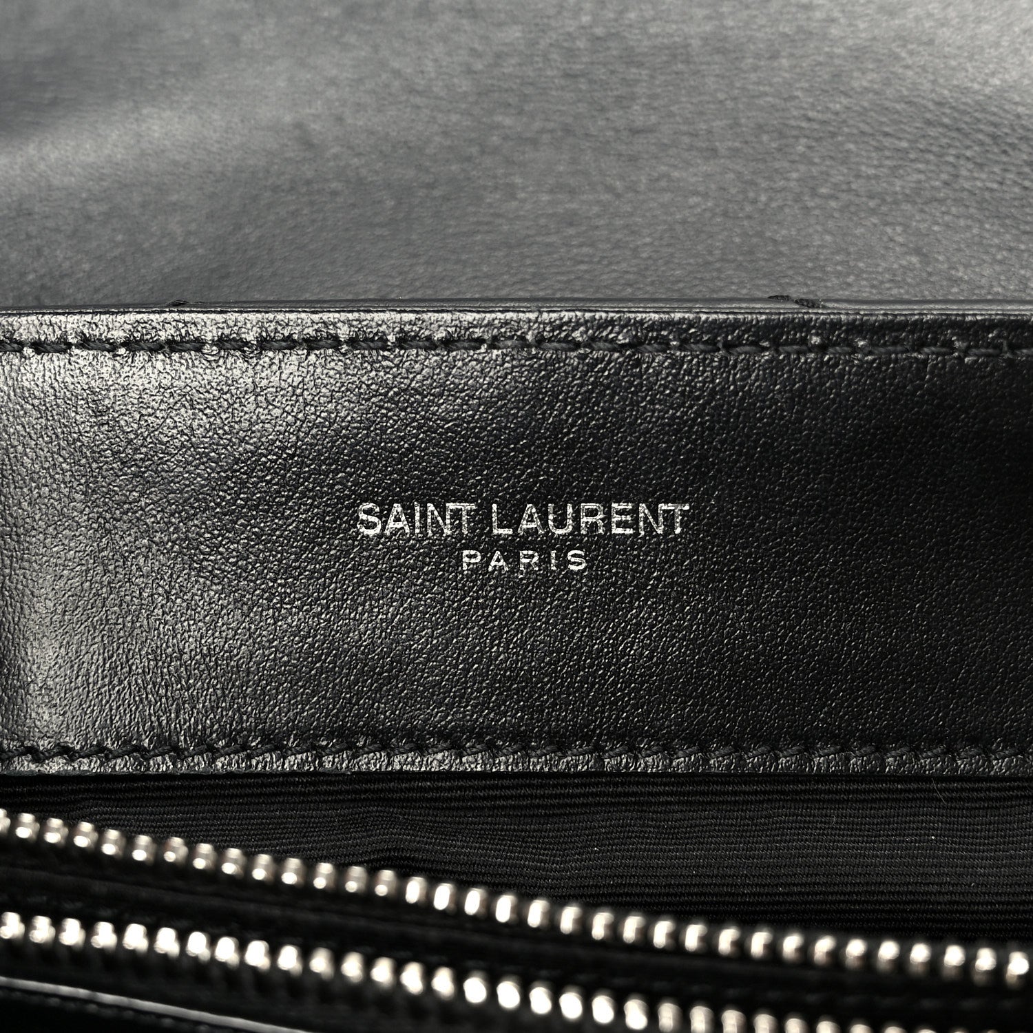 Saint Laurent Calfskin Y Quilted Monogram Small Loulou Chain Satchel Black 6 of 11