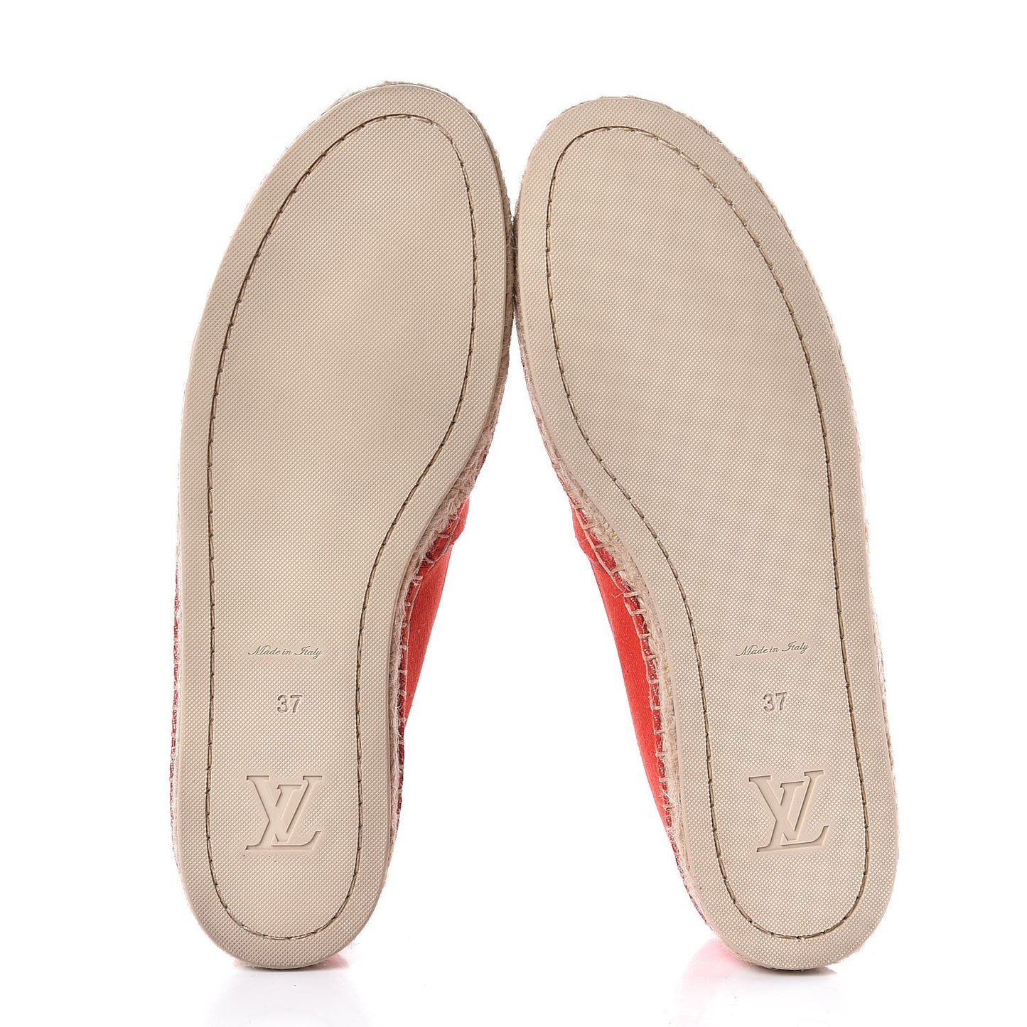 Canvas Waterfall Espadrille 37 Rouge