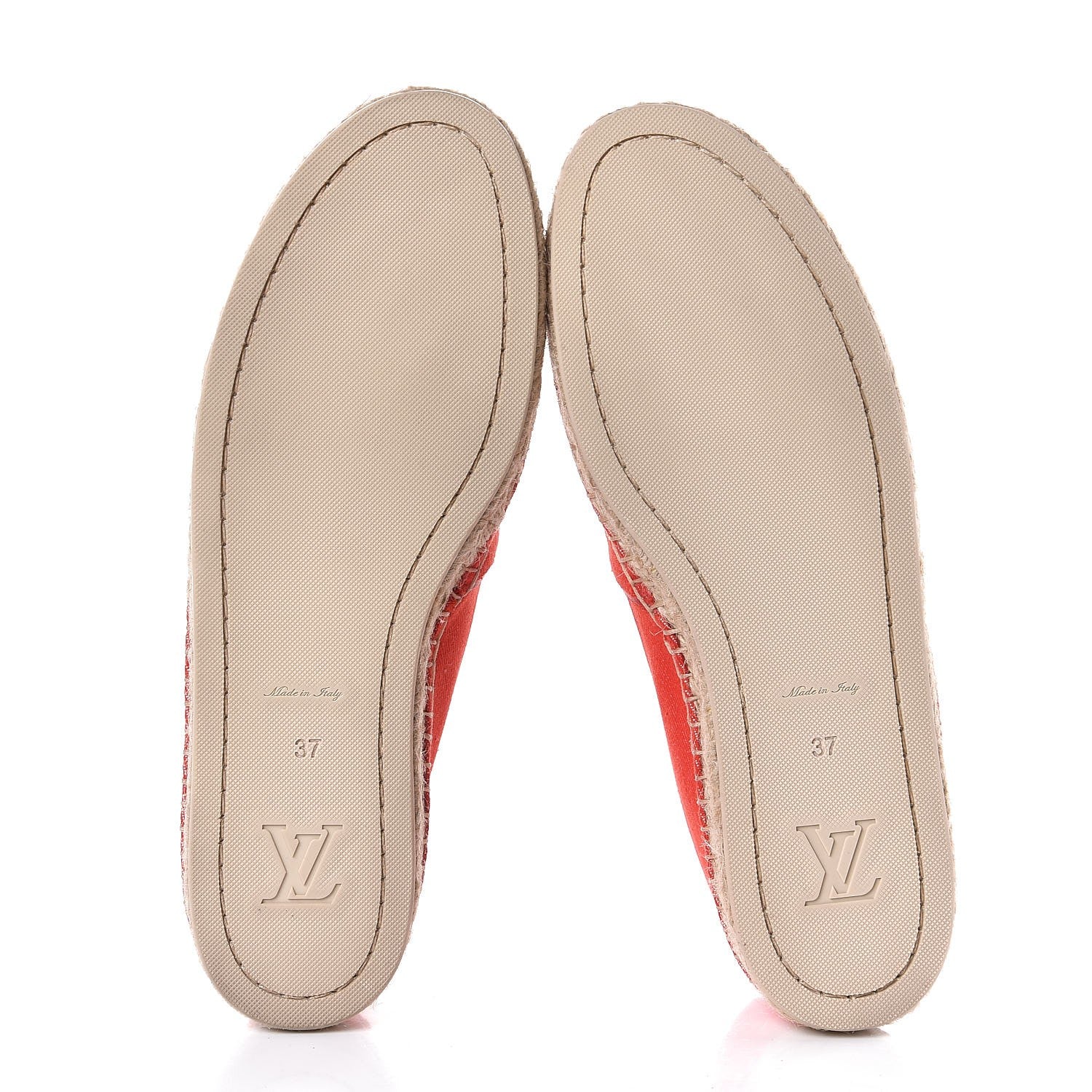 Louis Vuitton Canvas Waterfall Espadrille 37 Rouge 5 of 9