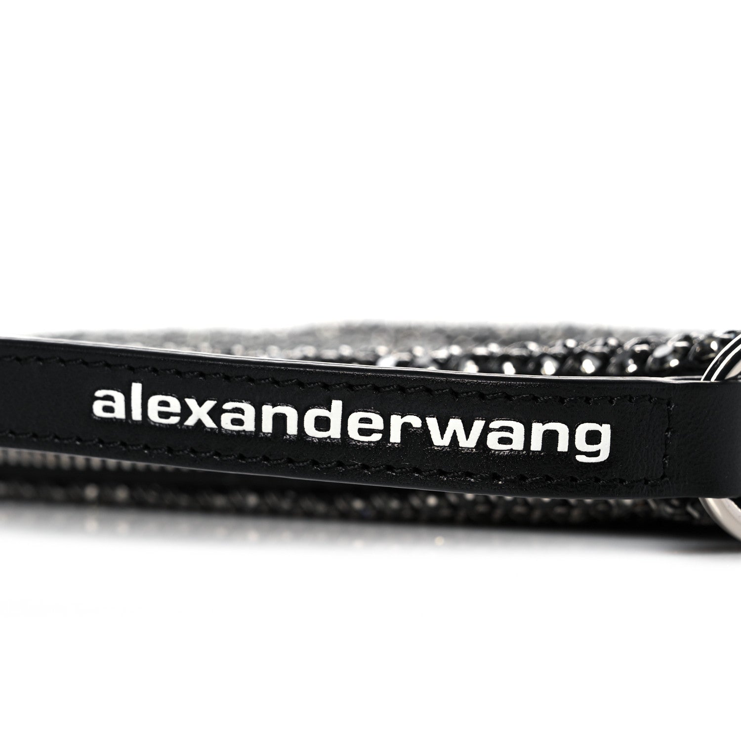 Alexander Wang Mesh Crystal Wanglock Fortune Cookie Bag Black 9 of 11