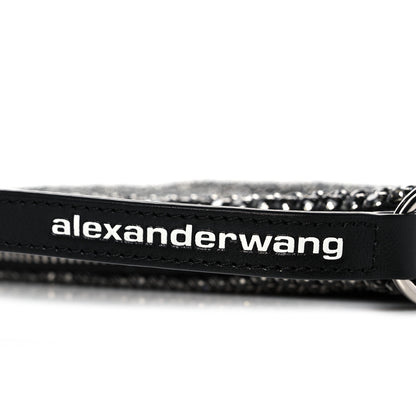 Alexander Wang Mesh Crystal Wanglock Fortune Cookie Bag Black 9 of 11