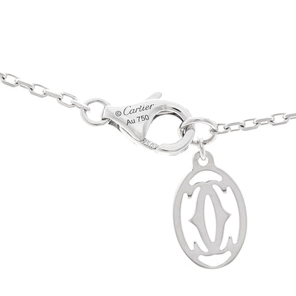 Cartier 18K White Gold Diamond SM D'Amour Pendant Necklace 4 of 5