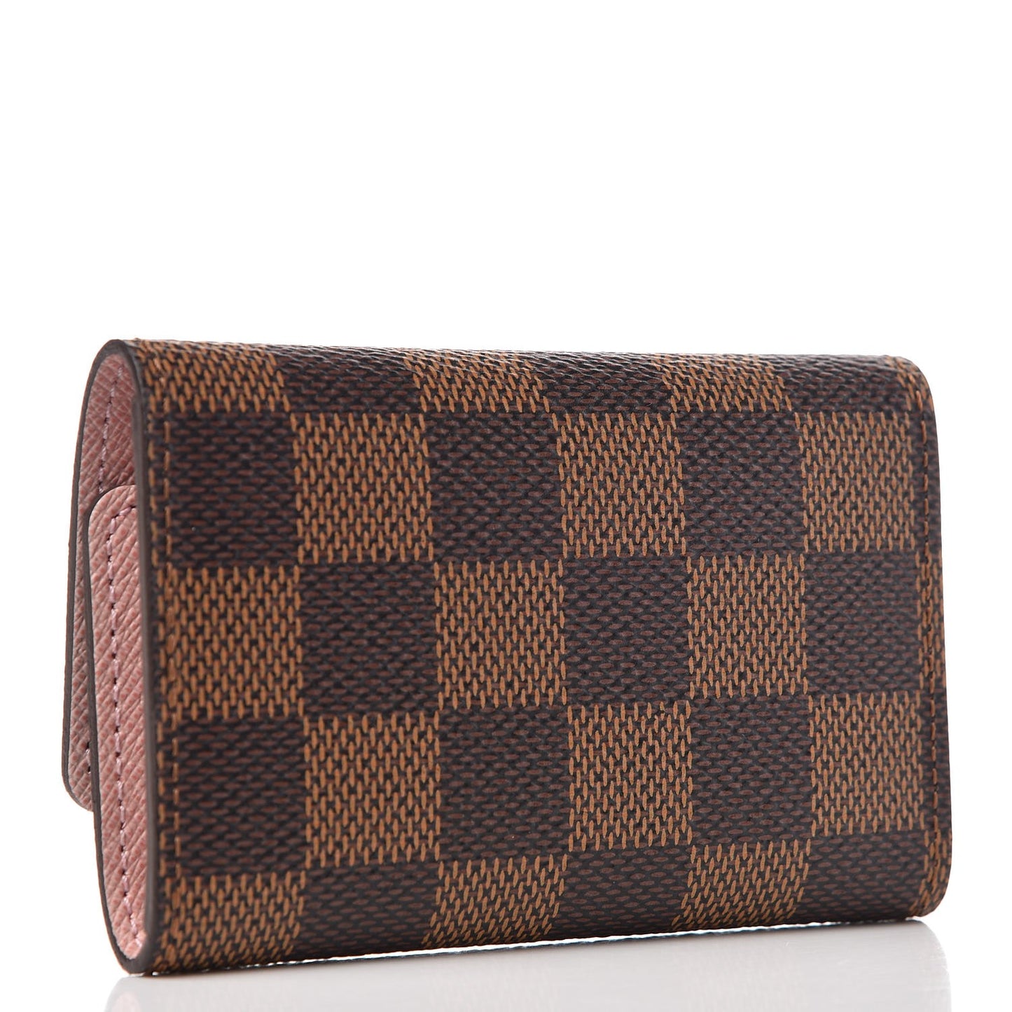 Damier Ebene Multicles 6 Key Holder Rose Ballerine