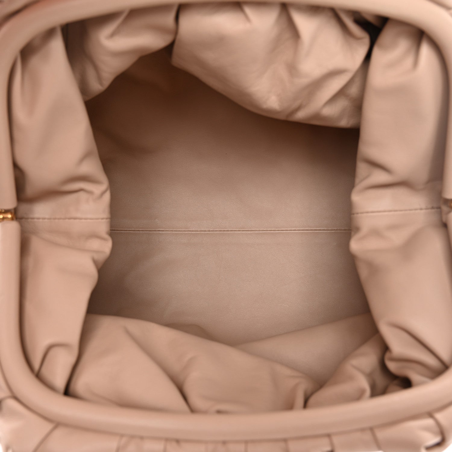 Bottega Veneta Smooth Butter Calf The Pouch Oversized Clutch Nude 5 of 8