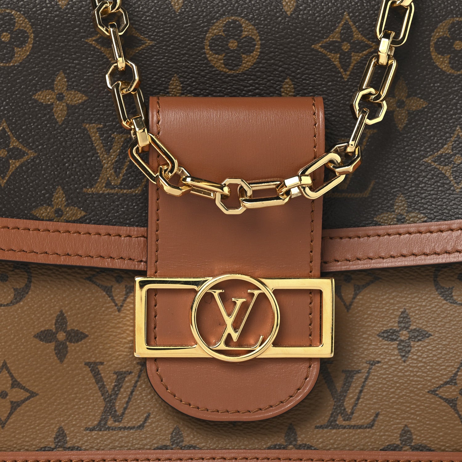 Louis Vuitton Reverse Monogram Dauphine MM 7 of 10