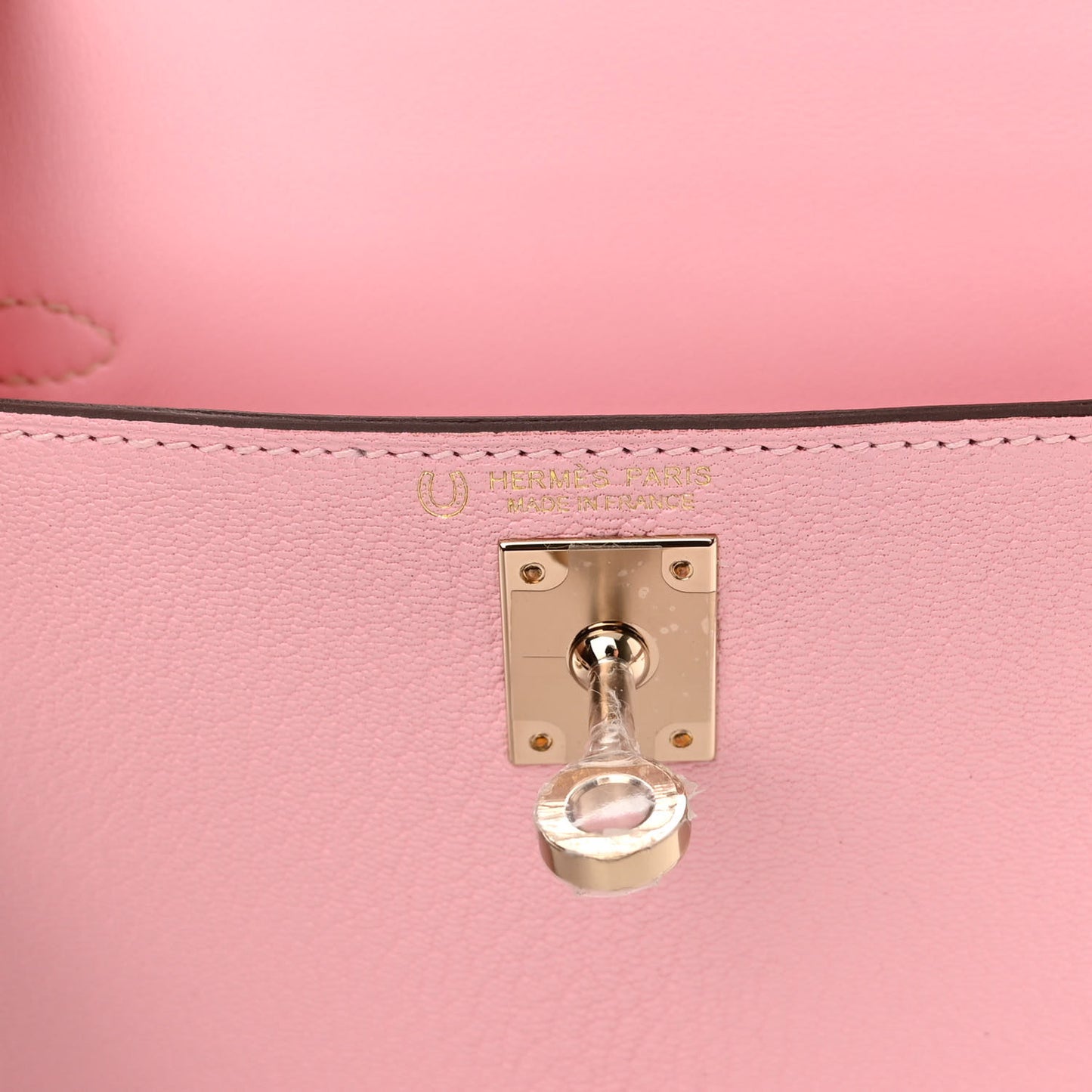 Chevre Mysore Horseshoe Mini Kelly Sellier 20 Rose Sakura Nata