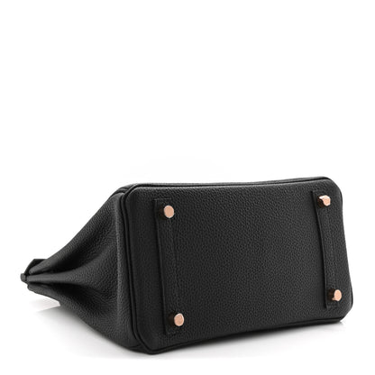 Hermes Togo Birkin 25 Black 4 of 11