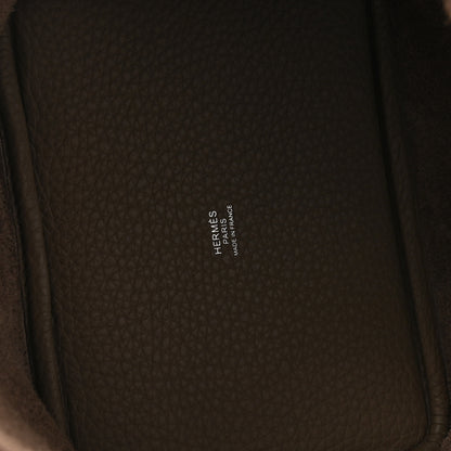 Hermes Taurillon Clemence Picotin Lock 18 PM Etoupe 5 of 10