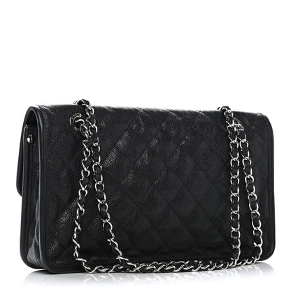 Chanel Caviar Quilted Medium French Riviera Flap Black 3 of 9
