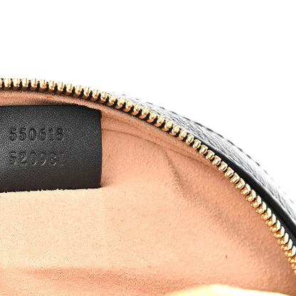 Gucci Suede Patent Web Mini Ophidia Round Shoulder Bag Black 7 of 10