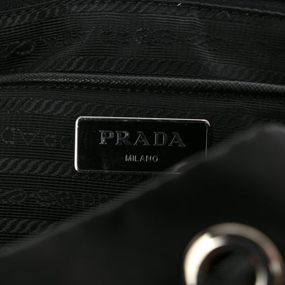 Prada Nylon Vela Medium Backpack Black 5 of 9