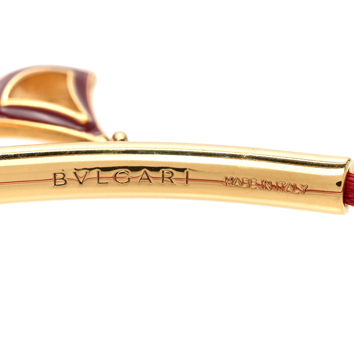 Bulgari Divas' Dream Cord Bracelet Red Gold 4 of 5