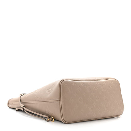 Louis Vuitton Empreinte Monogram Giant Neverfull MM Tourterelle 5 of 12