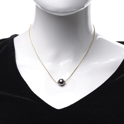 David Yurman 18K Yellow Gold Diamond Tahitian Pearl 11mm Solari Pendant Necklace 2 of 5