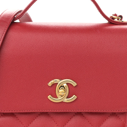 Chanel Caviar Quilted Small Business Affinity Flap Red 8 of 14