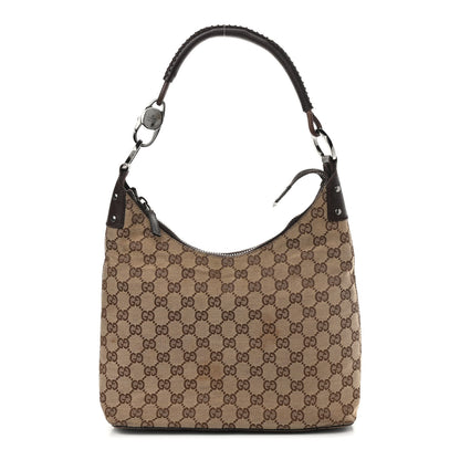 Gucci Monogram Shoulder Bag Dark Brown 1 of 14