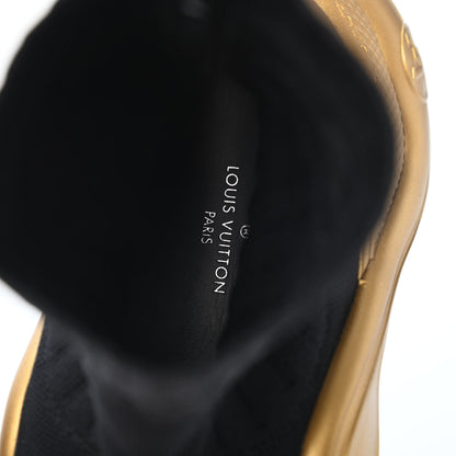 Louis Vuitton Stretch Textile Monogram LV Archlight Sneaker Boots 37 Black Gold 5 of 7