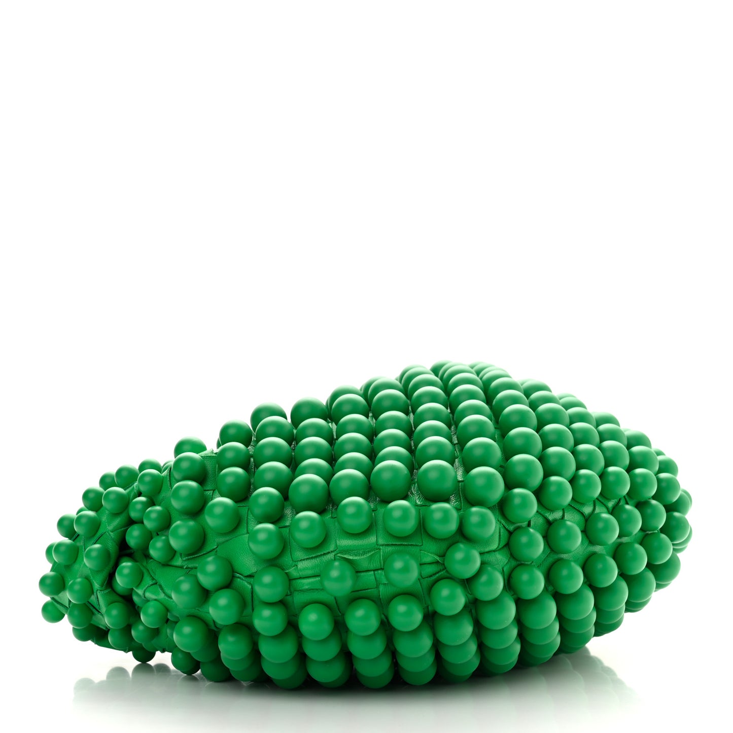 Nappa Studded Intrecciato Mini Jodie Parakeet
