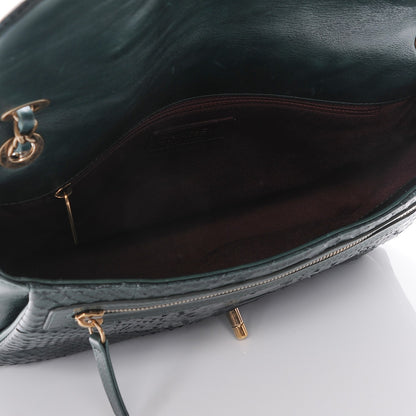 Chanel Calfskin Python Large Urban Mix Flap Dark Green 6 of 12