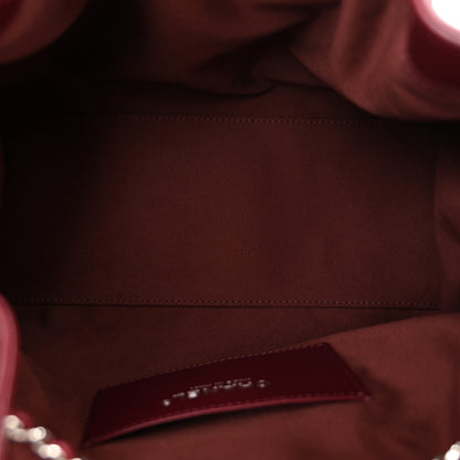 Chanel Shiny Calfskin Quilted Small Chanel 25 Handbag Burgundy 5 of 11