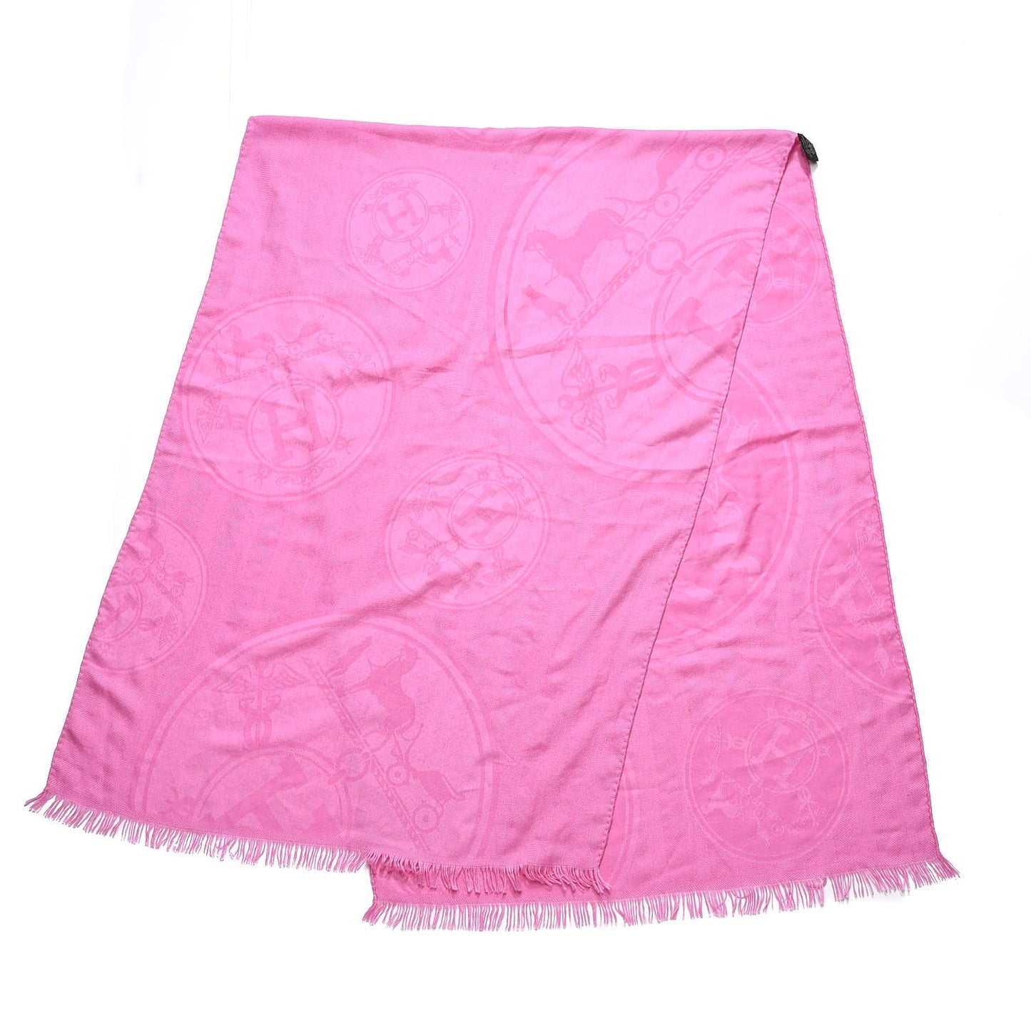 Cashmere Silk New Libris Stole Rose Bonbon
