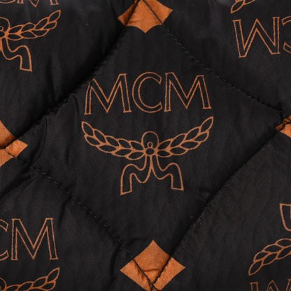MCM Maxi Visetos Nylon Quilted Mini Aren Hobo Black 8 of 12
