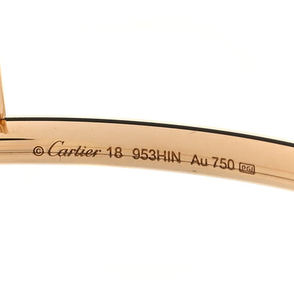 Cartier 18K Yellow Gold Diamond Small Juste Un Clou Bracelet 16 3 of 3