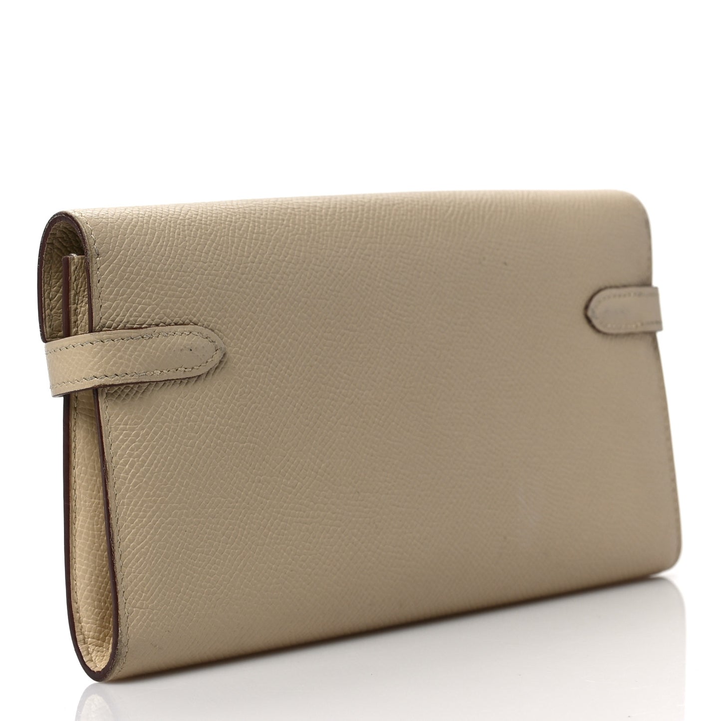 Epsom Kelly Longue Wallet Argile