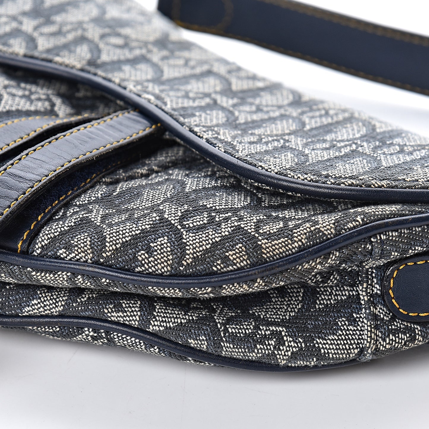 Monogram Saddle Bag Blue