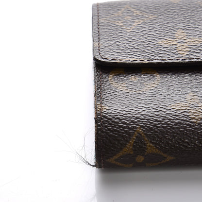 Louis Vuitton Monogram Fleuri Elise Wallet Rose 8 of 10