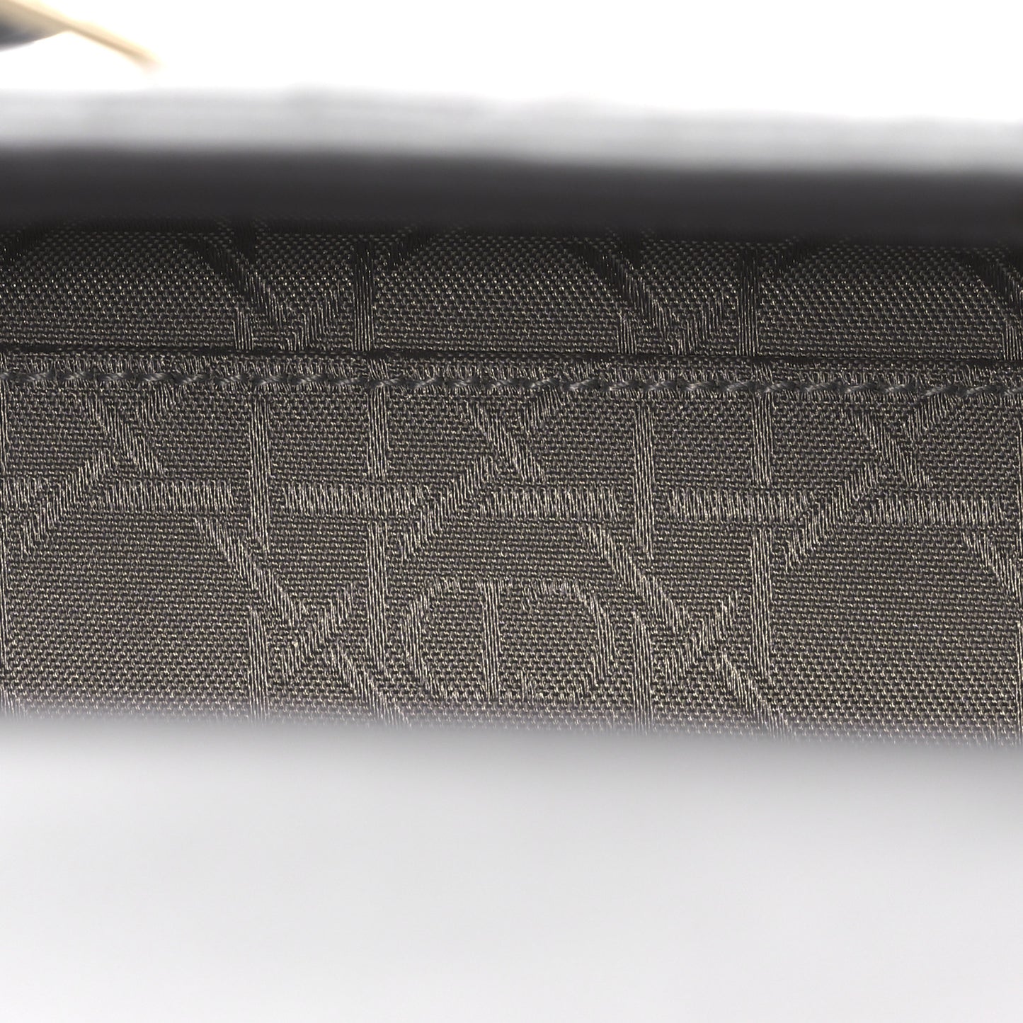 Metallic Lambskin Cannage Mini Lady Dior Grey