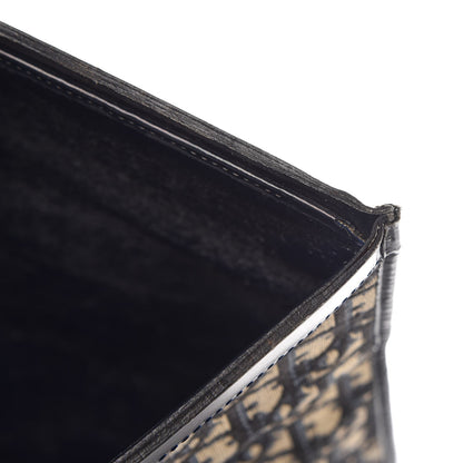 Christian Dior Monogram Fold Over Clutch Blue 9 of 15