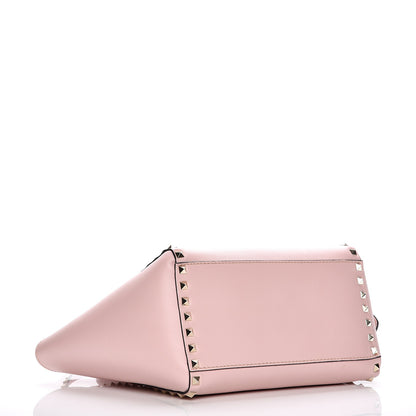 Valentino Garavani Vitello Small Rockstud Double Handle Tote Rose 5 of 8