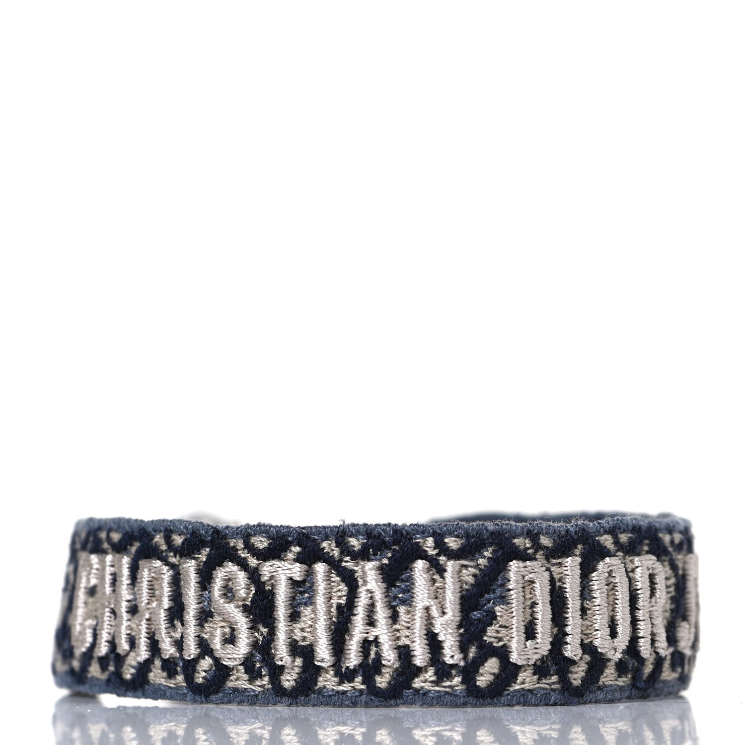 Christian Dior Woven Cotton J'Adior Friendship Bracelet Set Navy 3 of 7