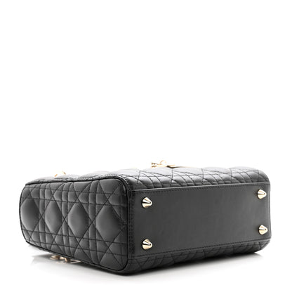 Christian Dior Lambskin Cannage Small My ABCDior Lady Dior Black 4 of 9