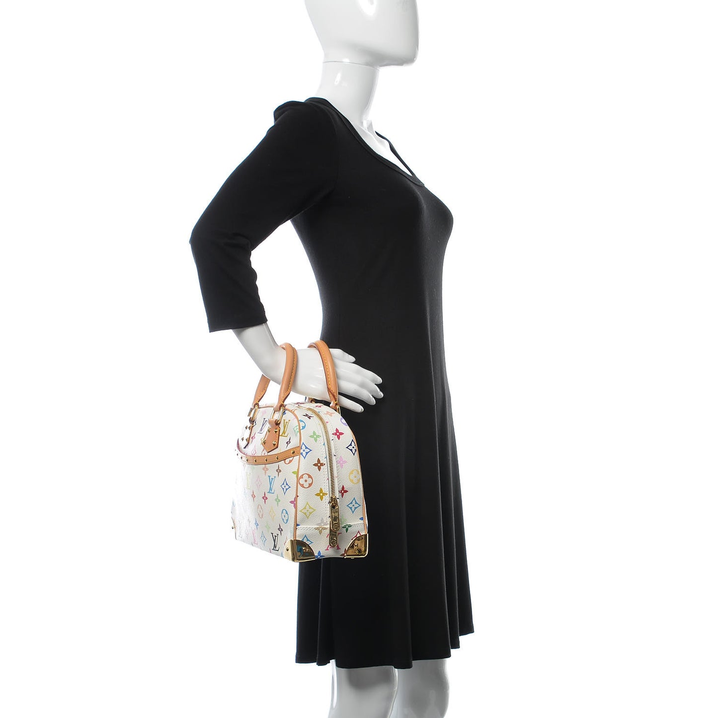 Monogram Multicolor Trouville White