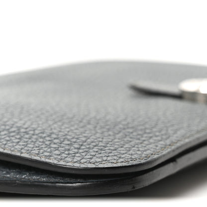 Hermes Togo Dogon Duo Wallet Bleu Orage 10 of 11