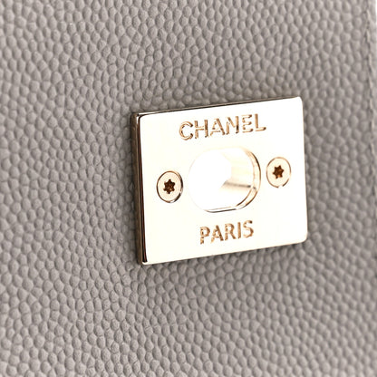 Chanel Caviar Quilted Medium Business Affinity Flap Grey 7 of 11