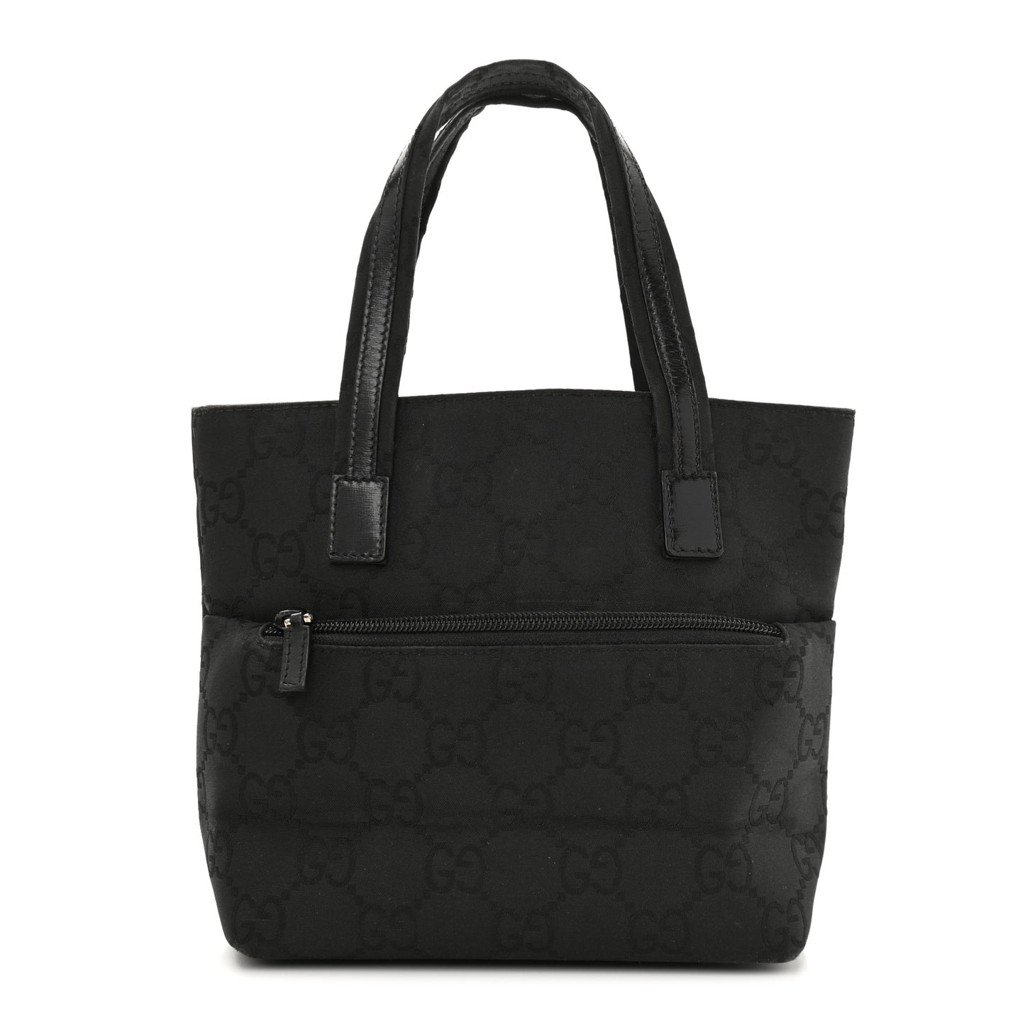 GG Plus Small Monogram Tote Black