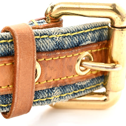 Louis Vuitton Monogram Denim Bum Bag Blue 12 of 15