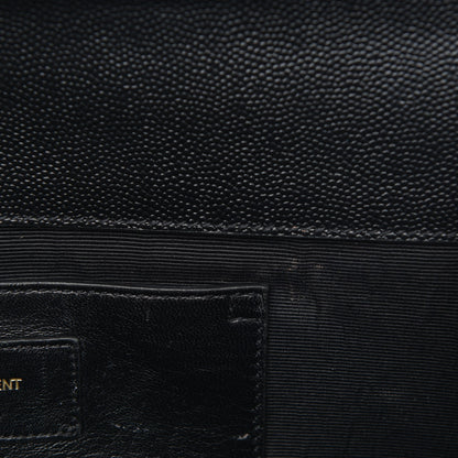Saint Laurent Grain De Poudre Monogram Cassandre Clutch Black 8 of 8