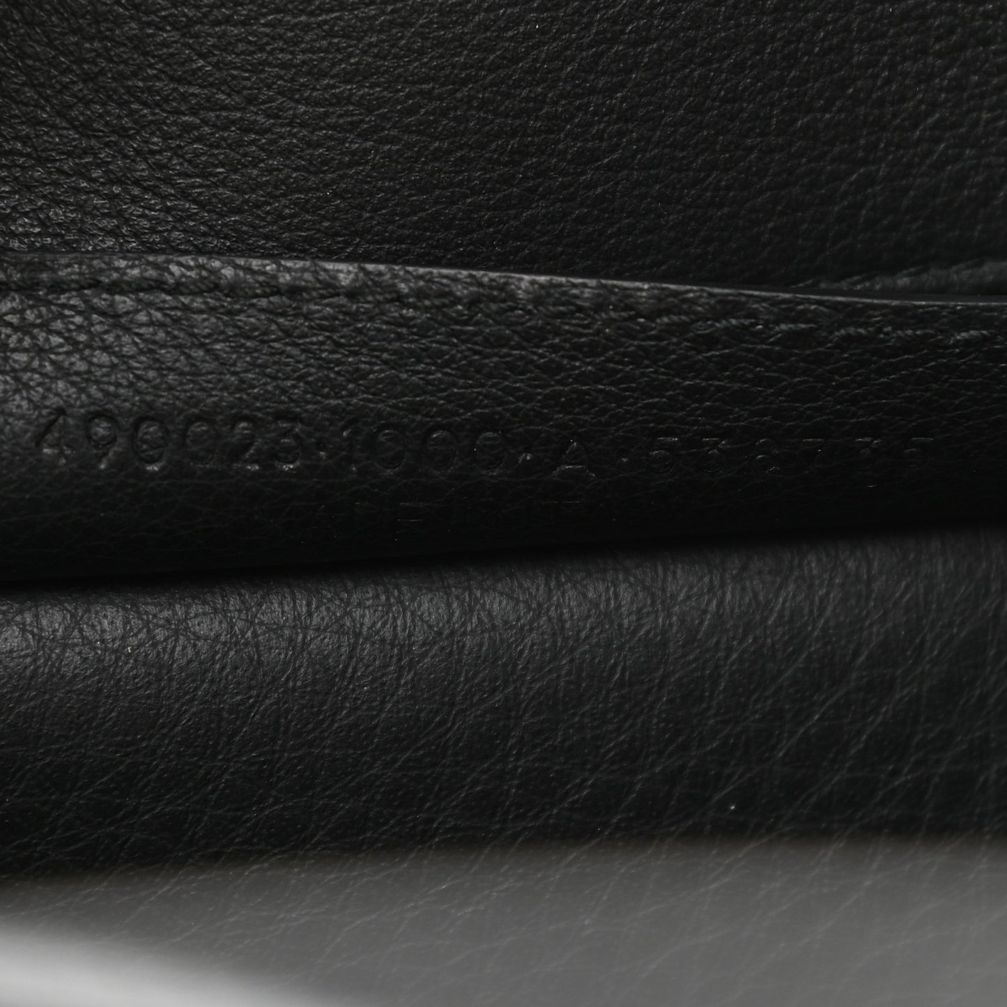 Calfskin Blackout Hardware Perforated Papier B4 Tote Black