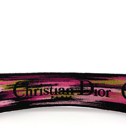 Christian Dior Canvas Toile de Jouy Voyage Shoulder Strap Fuchsia Multicolor 3 of 4