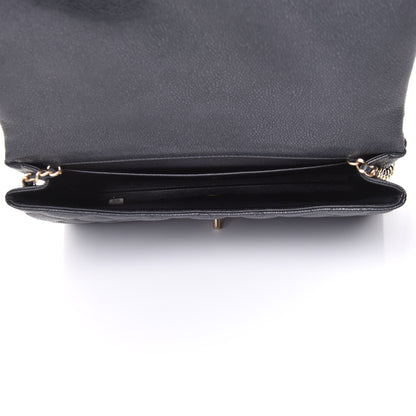 Chanel Caviar Quilted Clutch With Chain Flap Black 4 of 10